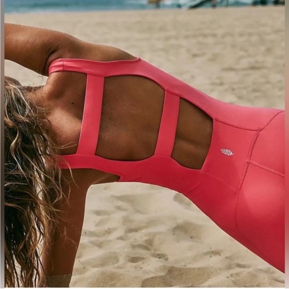 Free People Never Better One Piece Size Small Pink - Picture 5 of 5